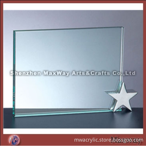 Transparent Promotional Acrylic Award with Star Supply